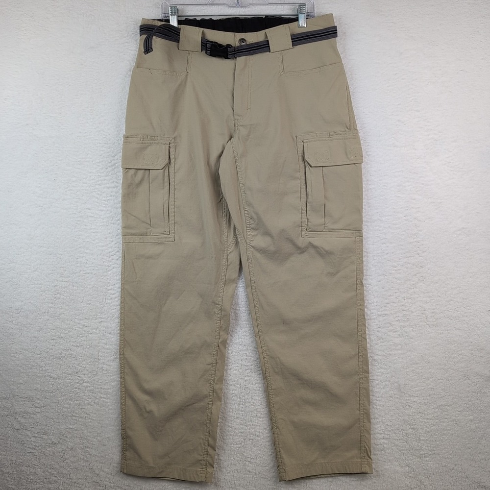 Duluth Trading Co Dry On The Fly Cargo Pants Men's Large X 32 Khaki